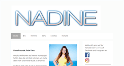 Desktop Screenshot of nadine-music.ch